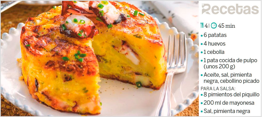 Pastelitos de patata y pulpo